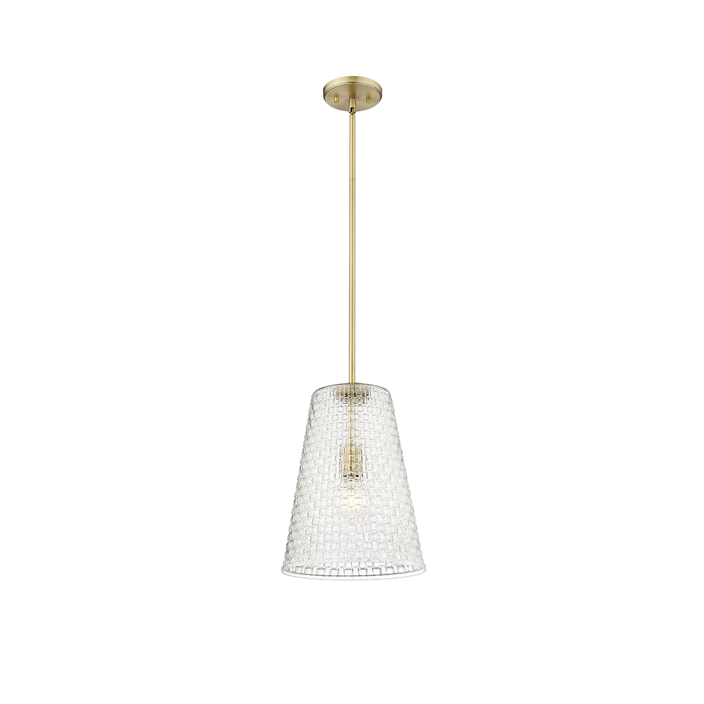 Millennium Lighting 20703-VB Saben One Light Pendant Vintage Brass finish