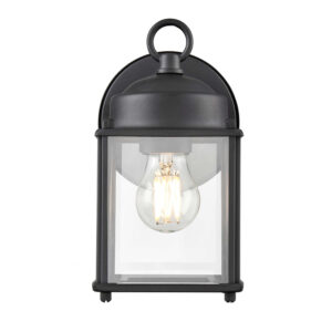 Millennium Lighting 210001-TBK One Light Outdoor Wall Mount Textured Black finish