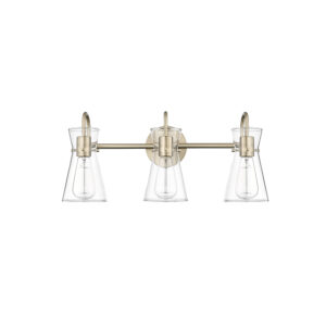 Millennium Lighting 21003-MG Camellia Three Light Vanity Modern Gold finish