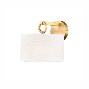 Millennium Lighting 211001-VB Braxton One Light Sconce Vintage Brass finish
