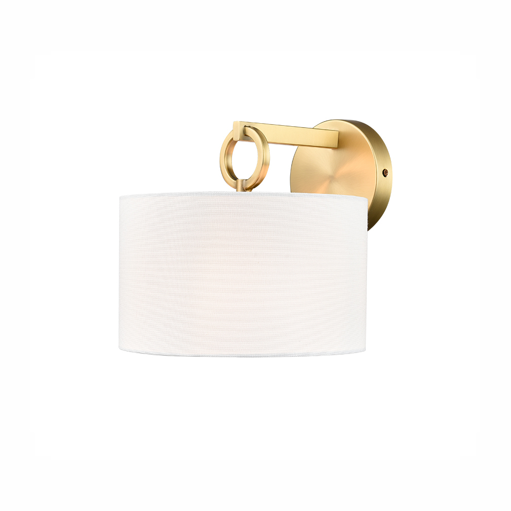 Millennium Lighting 211001-VB Braxton One Light Sconce Vintage Brass finish