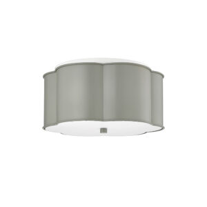 Millennium Lighting 21203-CG Three Light Flush Mount Cement Gray finish