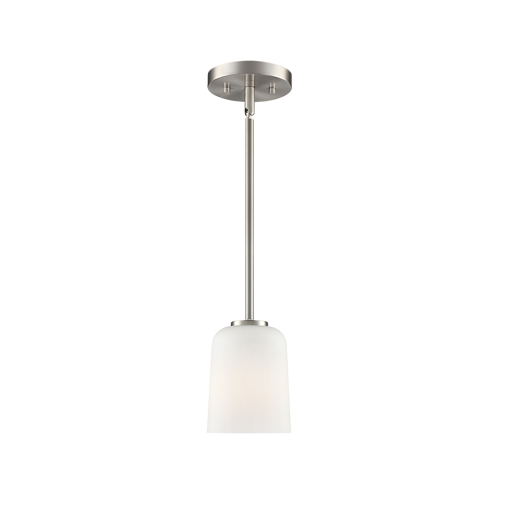 Millennium Lighting 214001-BN Laphia One Light Pendant Brushed Nickel finish