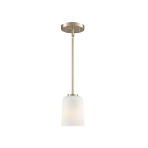 Millennium Lighting 214001-MG Laphia One Light Pendant Modern Gold finish