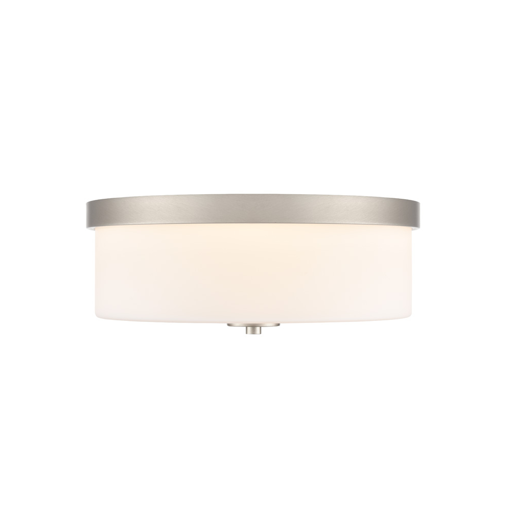 Millennium Lighting 214102-BN Laphia Two Light Flush Mount Brushed Nickel finish