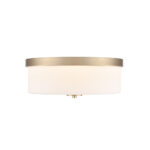 Millennium Lighting 214102-MG Laphia Two Light Flush Mount Modern Gold finish