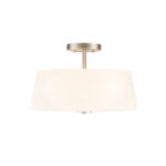 Millennium Lighting 214103-BN Laphia Three Light Semi-Flush Mount Brushed Nickel finish