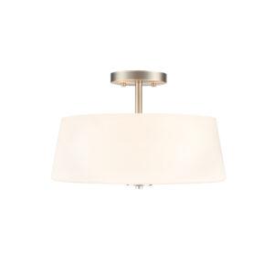 Millennium Lighting 214103-BN Laphia Three Light Semi-Flush Mount Brushed Nickel finish