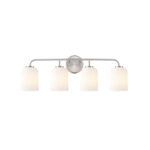 Millennium Lighting 214104-BN Laphia Four Light Vanity Brushed Nickel finish