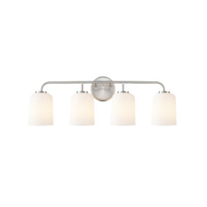 Millennium Lighting 214104-BN Laphia Four Light Vanity Brushed Nickel finish