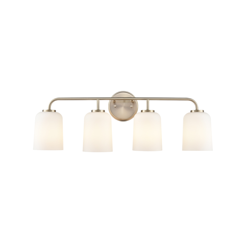 Millennium Lighting 214104-MG Laphia Four Light Vanity Modern Gold finish