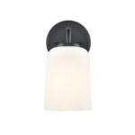 Millennium Lighting 214201-MB Laphia One Light Sconce Matte Black finish