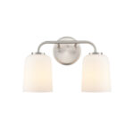 Millennium Lighting 214202-BN Laphia Two Light Vanity Brushed Nickel finish