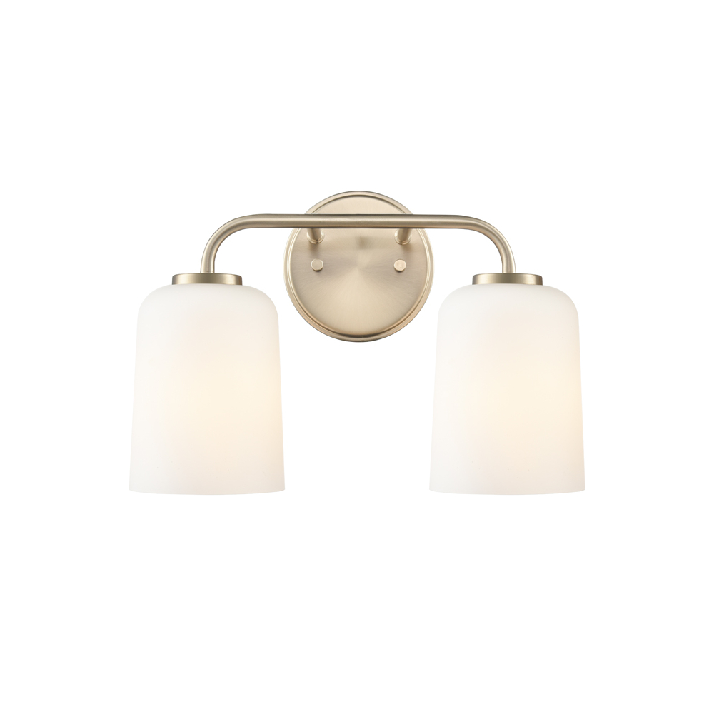 Millennium Lighting 214202-MG Laphia Two Light Vanity Modern Gold finish