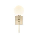 Millennium Lighting 215101-MG Coretta One Light Sconce Modern Gold finish