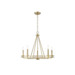 Millennium Lighting 21605-VB Jody Five Light Chandelier Vintagre Brass finish
