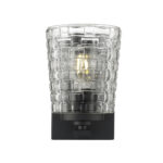 Millennium Lighting 22101-MB Saben One Light Sconce Matte Black finish