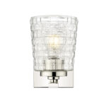Millennium Lighting 22101-PN Saben One Light Sconce Polished Nickel finish