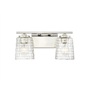 Millennium Lighting 22102-PN Saben Two Light Vanity Polished Nickel finish
