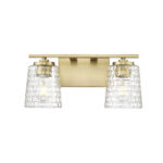Millennium Lighting 22102-VB Saben Two Light Vanity Vintage Brass finish