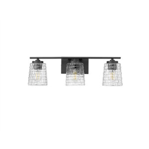 Millennium Lighting 22103-MB Saben Three Light Vanity Matte Black finish