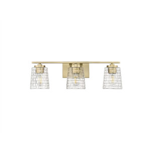 Millennium Lighting 22103-VB Saben Three Light Vanity Vintage Brass finish