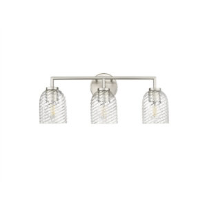 Millennium Lighting 22203-BN Catania Three Light Vanity Brushed Nickel finish