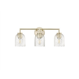 Millennium Lighting 22203-MG Catania Three Light Vanity Modern Gold finish