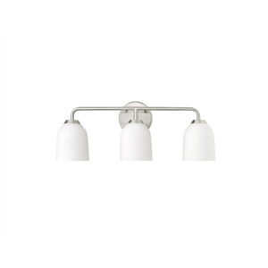 Millennium Lighting 22303-BN Norah Three Light Vanity Brushed Nickel finish