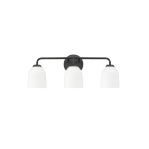 Millennium Lighting 22303-MB Norah Three Light Vanity Matte Black finish