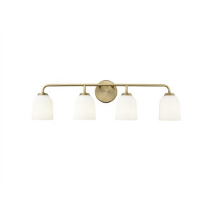 Millennium Lighting 22304-VB Norah Four Light Vanity Vintage Brass finish