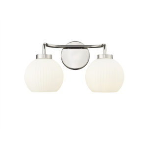 Millennium Lighting 22402-PN Oprah Two Light Vanity Polished Nickel finish