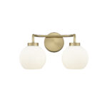 Millennium Lighting 22402-VB Oprah Two Light Vanity Vintage Brass finish