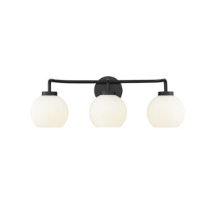 Millennium Lighting 22403-MB Oprah Three Light Vanity Matte Black finish