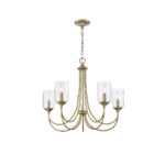 Millennium Lighting 22405-VB Waddingham Five Light Chandelier Vintage Brass finish