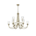 Millennium Lighting 22409-VB Waddingham Nine Light Chandelier Vintage Brass finish