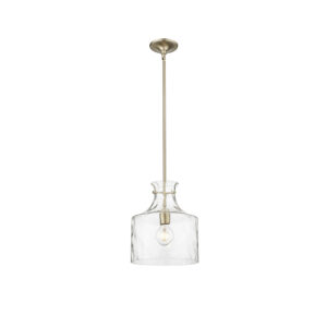 Millennium Lighting 22601-MG Santorini One Light Pendant Modern Gold finish