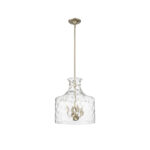 Millennium Lighting 22604-MG Santorini Four Light Pendant Modern Gold finish