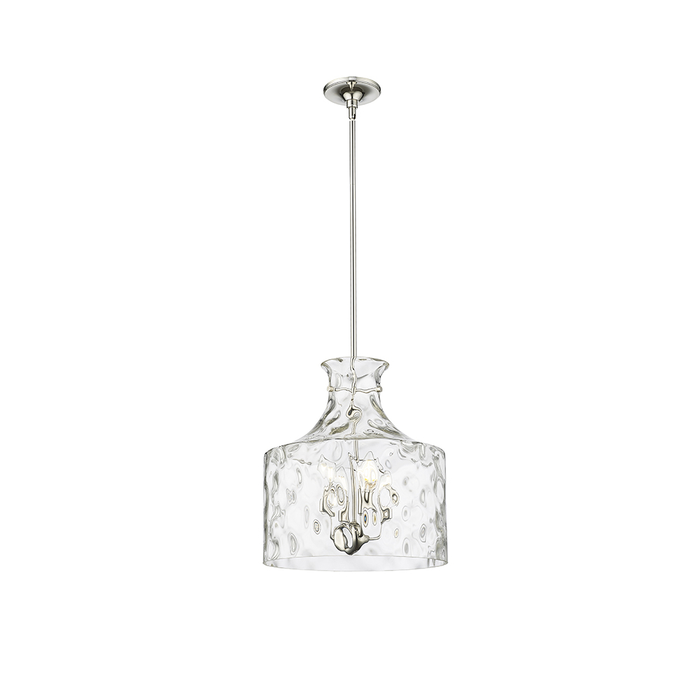 Millennium Lighting 22604-PN Santorini Four Light Pendant Polished Nickel finish