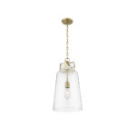 Millennium Lighting 22701-VB Lolla One Light Pendant Vintage Brass finish