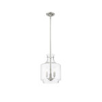 Millennium Lighting 22803-BN Mahannah Three Light Pendant Brushed Nickel finish