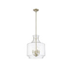 Millennium Lighting 22804-MG Mahannah Four Light Pendant Modern Gold finish