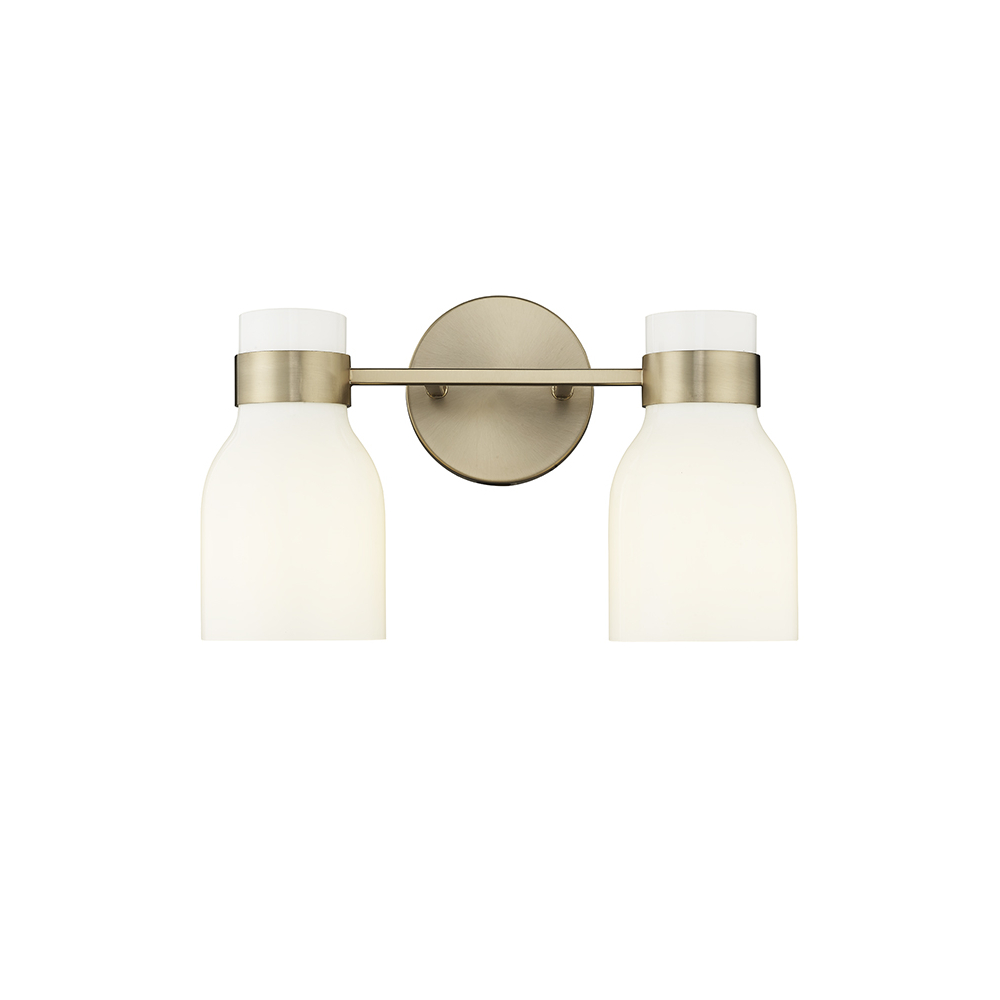 Millennium Lighting 23002-MG Corella Two Light Vanity Modern Gold finish