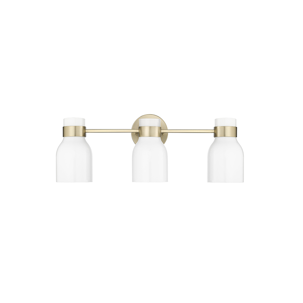 Millennium Lighting 23003-MG Corella Three Light Vanity Modern Gold finish