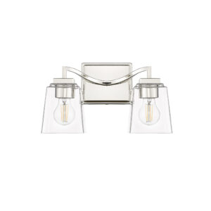 Millennium Lighting 24002-PN Avenna Two Light Vanity Polished Nickel finish