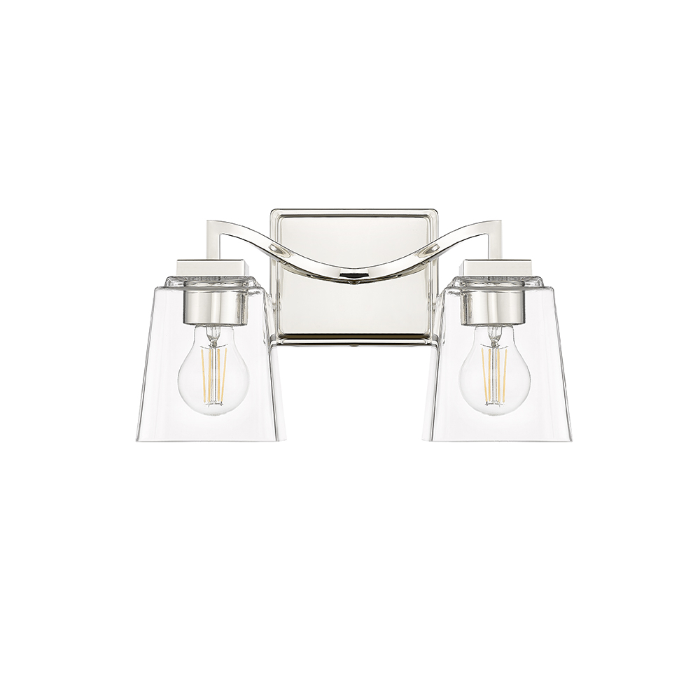 Millennium Lighting 24002-PN Avenna Two Light Vanity Polished Nickel finish