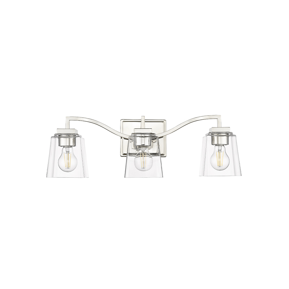 Millennium Lighting 24003-PN Avenna Three Light Vanity Polished Nickel finish