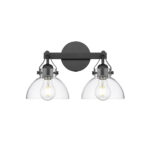 Millennium Lighting 24102-MB Two Light Vanity Matte Black finish