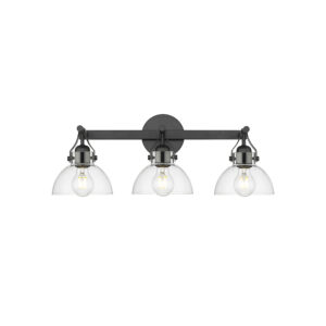 Millennium Lighting 24103-MB Three Light Vanity Matte Black finish
