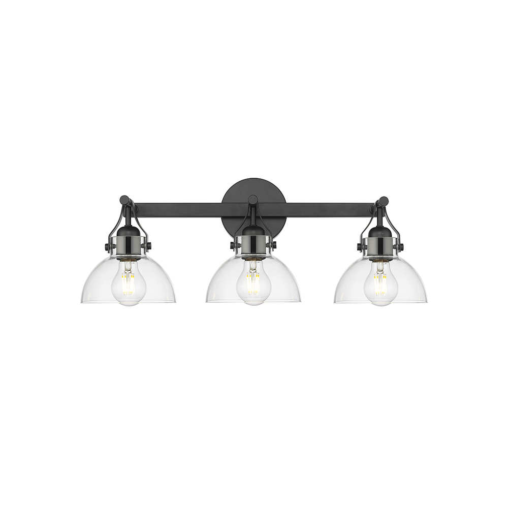 Millennium Lighting 24103-MB Three Light Vanity Matte Black finish